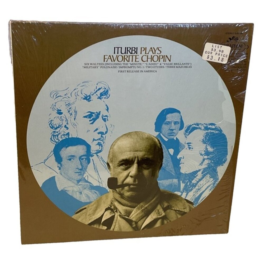 Iturbi, Chopin Iturbi Plays Favorite Chopin (Vinyl) Seraphim S-60186 NM LP Album